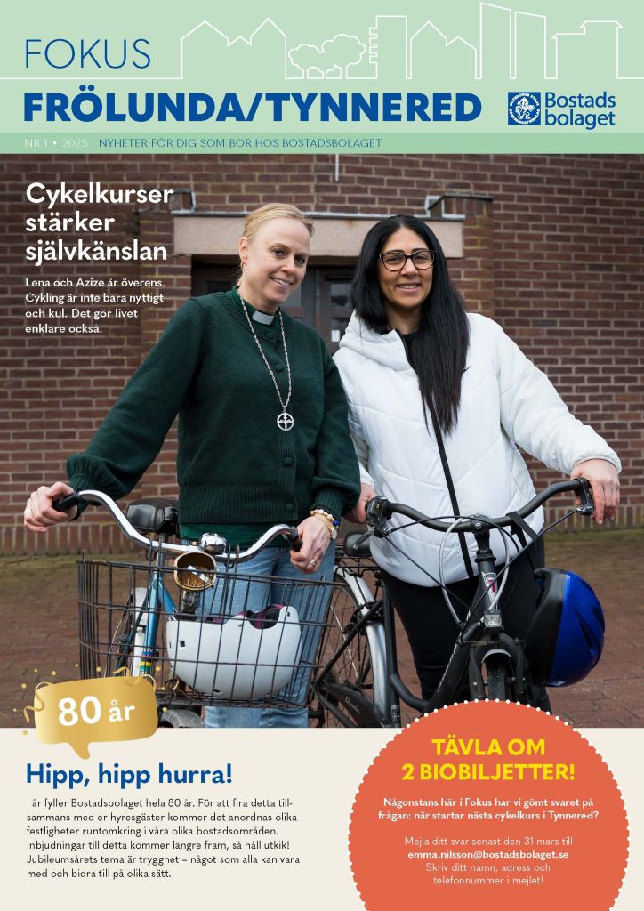 Omslag Fokus Frölunda/Tynnered nr. 1 2025