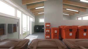 Illustration miljöhus inifrån