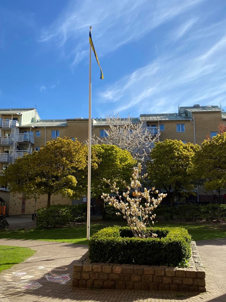 Flaggstång i Majorna