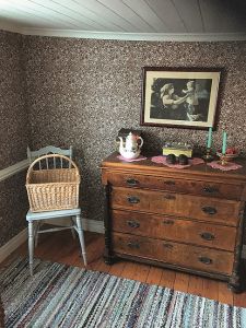 Interiörbilder från visningslägenheten på Husargatan 21