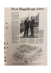 Tidningsartikel om Öster om Heden 