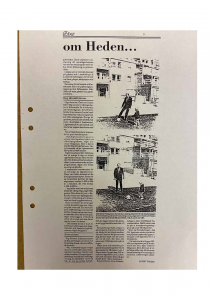 Tidningsartikel om Öster om Heden 