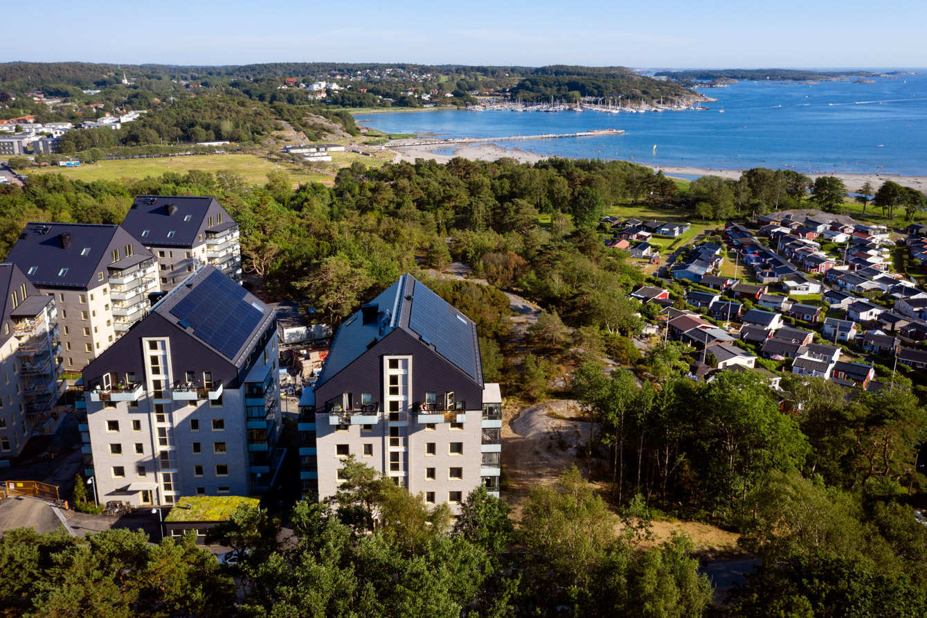 Bilden är taget med drönare över Askimsviken
