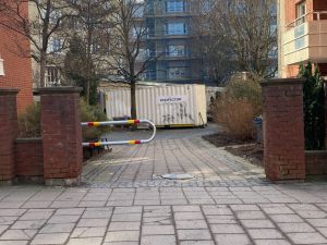 Bom i kvarteret Ankaret i Majorna