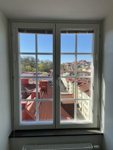 Utsikt från ett fönster.