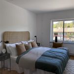 Sovrum i lägenhet på Smörslottsgatan.