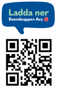 QR-kod för att ladda ner Bostadsbolagets boendeapp.