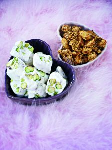 Bild på nötiga marshmallows.