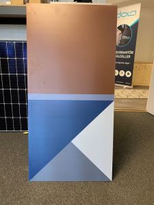 Bilden föreställer en enskild solpanel.