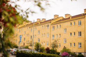 En huslänga i 40-talsstil